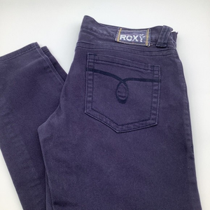 Roxy Womens Gold Coast Slim Fit Denim Jeans Blue Size 11 NWT